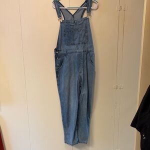 GAP Women's Light Blue Denim Overalls